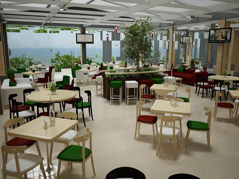 3d Design coffee shop