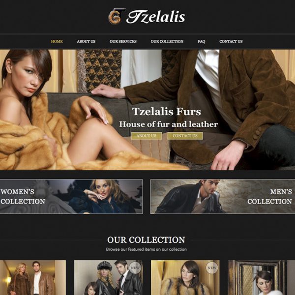 Tzelalis Furs website